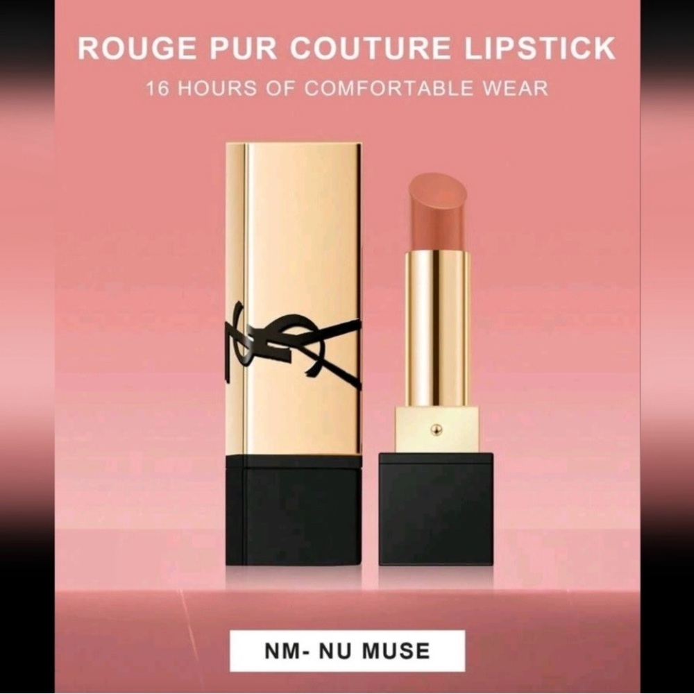 YSL Yves Saint Laurent Rouge Pur Couture Lipstick Travel Size - Nu Muse